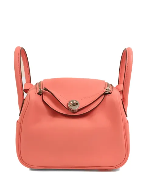 Hermès Pre-Owned Mini Lindy shoulder bag Pink D8W