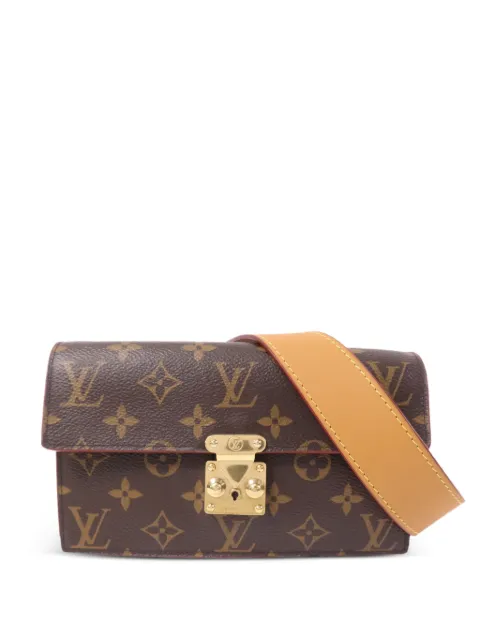 Louis Vuitton Pre-Owned Monogram S Lock belt bag Brown M44667