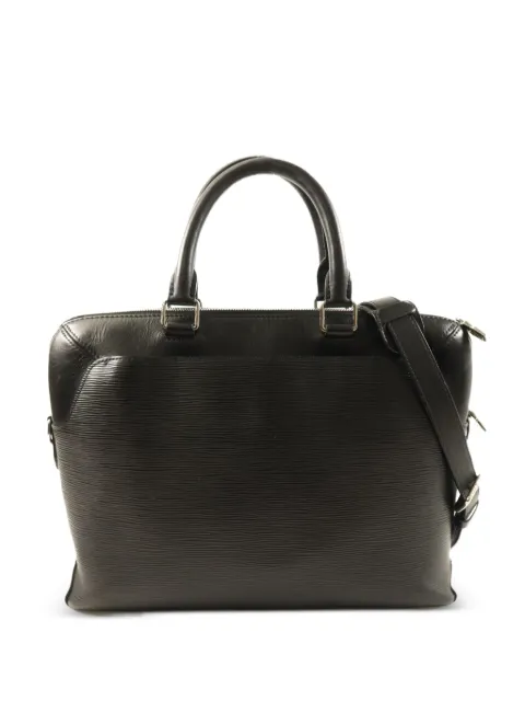 Louis Vuitton Pre-Owned Oliver Briefcase two-way calfskin tote bag Black M51689