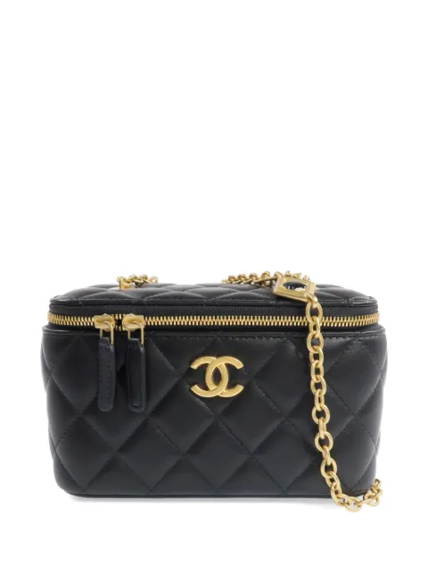CHANEL Pre-Owned Vanity Case shoulder bag Black AP3258