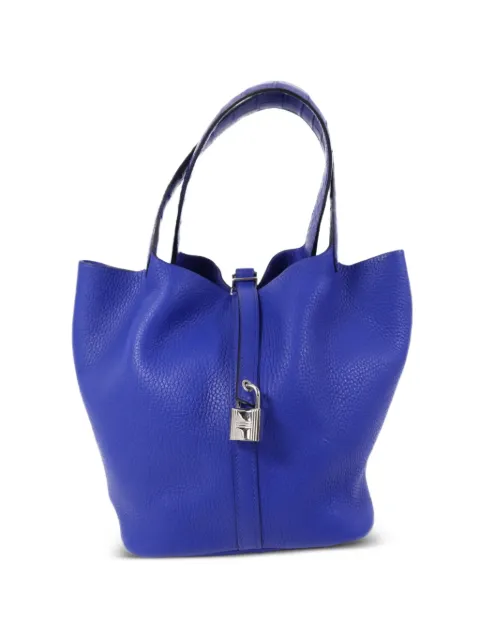 Hermès Pre-Owned Picotin MM tote bag Blue ABLUEPHW