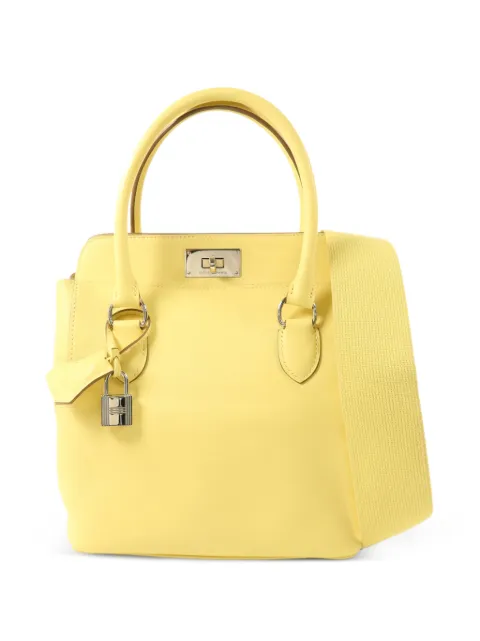 Hermès Pre-Owned 20 Tool Box tote bag Yellow T1ZPHW
