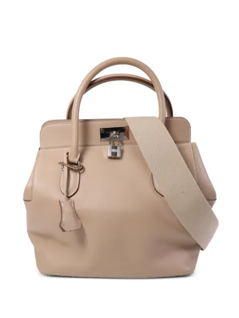 Hermès Pre-Owned 26 Toolbox tote bag Neutrals P1F