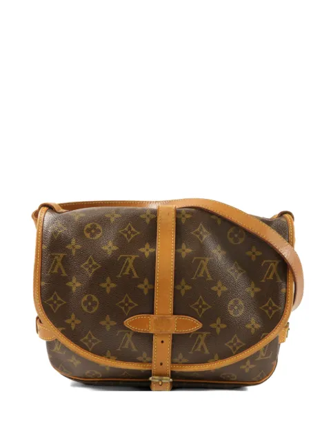 Louis Vuitton Pre-Owned 30 Saumur Monogram shoulder bag Brown M42256