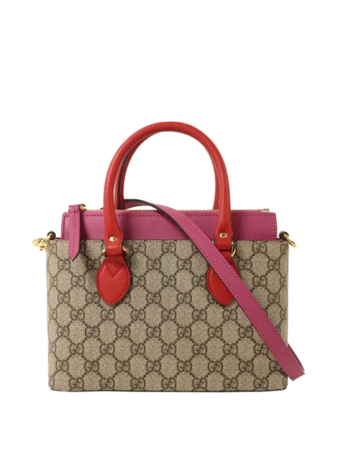 Gucci Pre-Owned mini GG Supreme tote bag Neutrals 453177