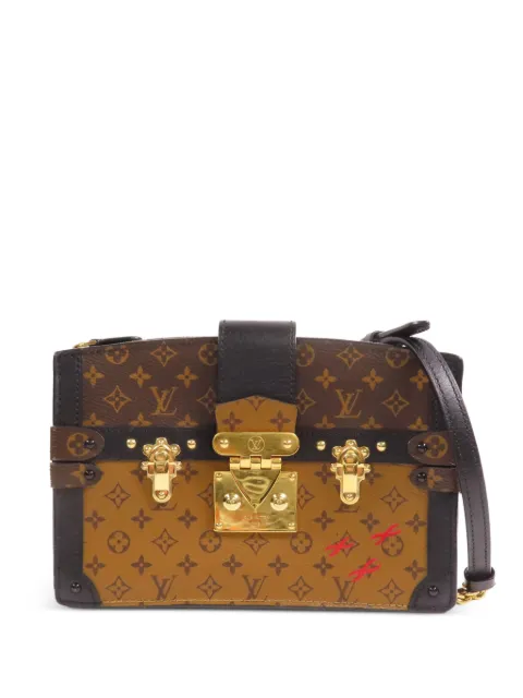 Louis Vuitton Pre-Owned Trunk Monogram Reverse crossbody bag Brown M43596