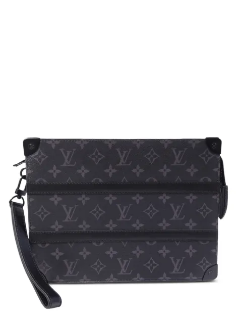 Louis Vuitton Pre-Owned Trunk Pochette Monogram Eclipse clutch bag Black M45937