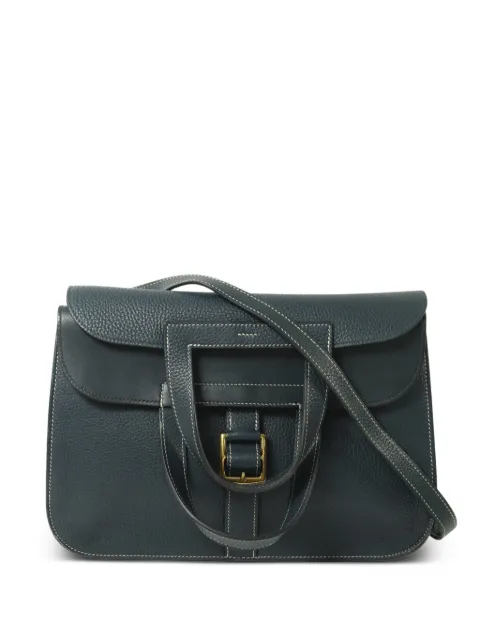 Hermès Pre-Owned 31 Halzan Clemence shoulder bag Green C6OGHW