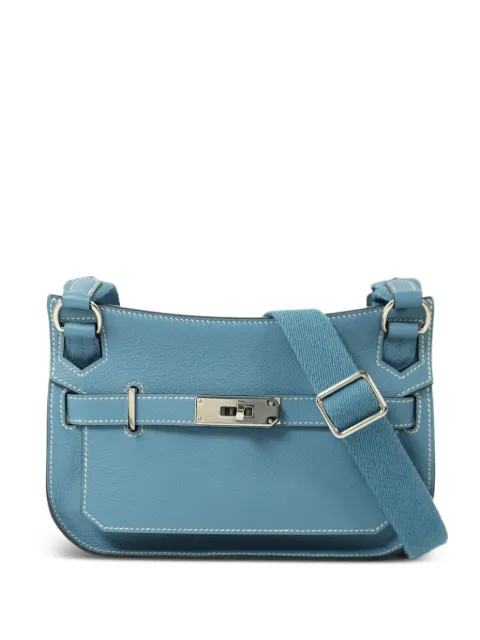 Hermès Pre-Owned leather shoulder bag Blue WD2PHW