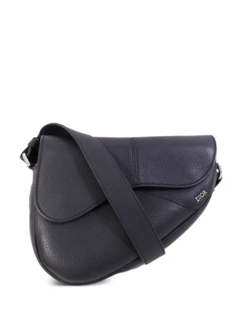 Christian Dior Pre-Owned mini Saddle shoulder bag Black 2ADCA543KEN