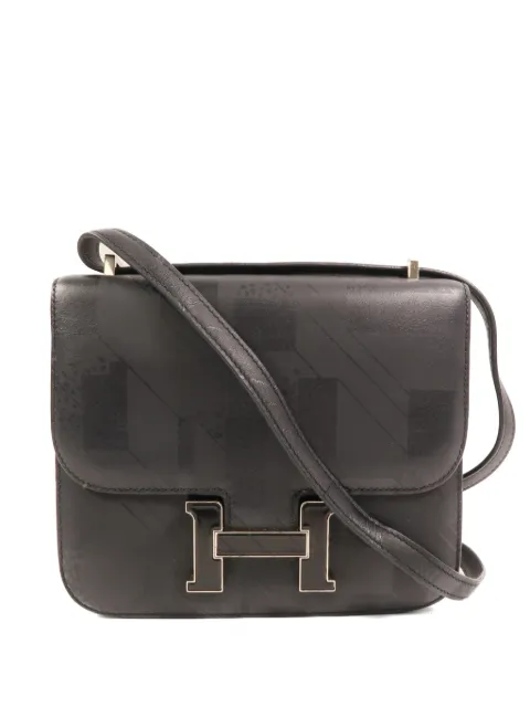 Hermès Pre-Owned x Nigel Peake Constance On A Summer Night shoulder bag Black A89