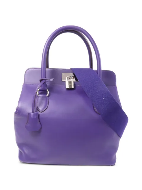 Hermès Pre-Owned Toolbox 26 shoulder bag Purple RP9PHW