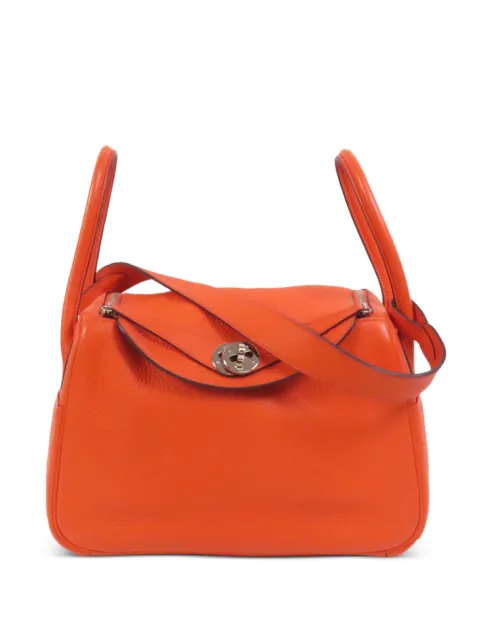 Hermès Pre-Owned Lindy 26 shoulder bag Orange A9JPHW