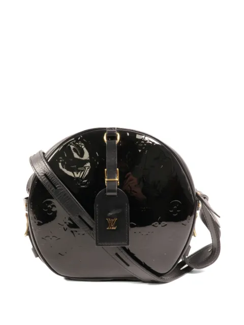 Louis Vuitton Pre-Owned MM Boite Chapeau Souple Monogram Vernis cross body bag Black M53999