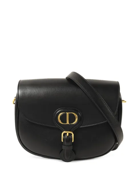 Christian Dior Pre-Owned Bobby leather shoulder bag Black M9319UMOL