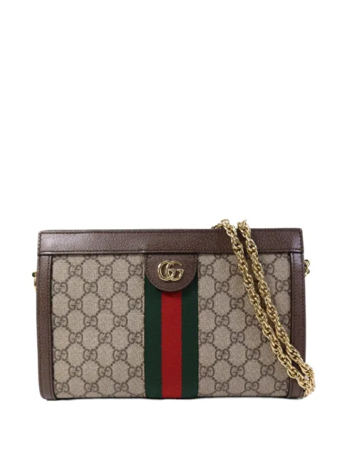 Gucci Pre-Owned Ophidia GG shoulder bag Neutrals 503877