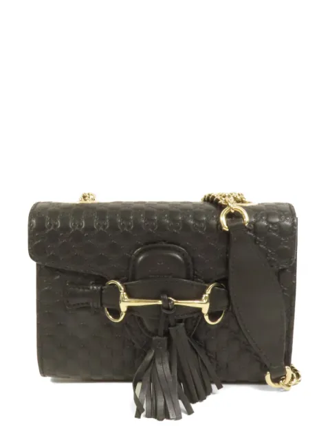Gucci Pre-Owned mini Emily shoulder bag Black 449636
