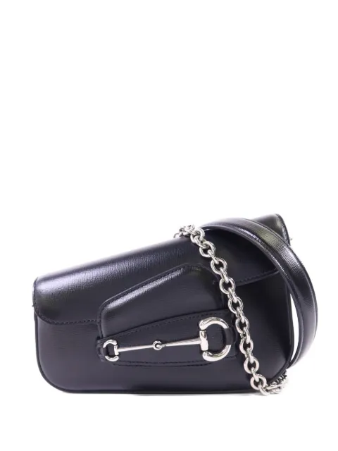 Gucci Pre-Owned Horsebit 1955 shoulder bag Black 774209