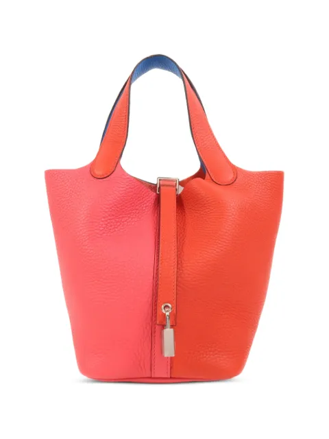 Hermès Pre-Owned 2022 PM Picotin tote bag Pink US316B3PHW
