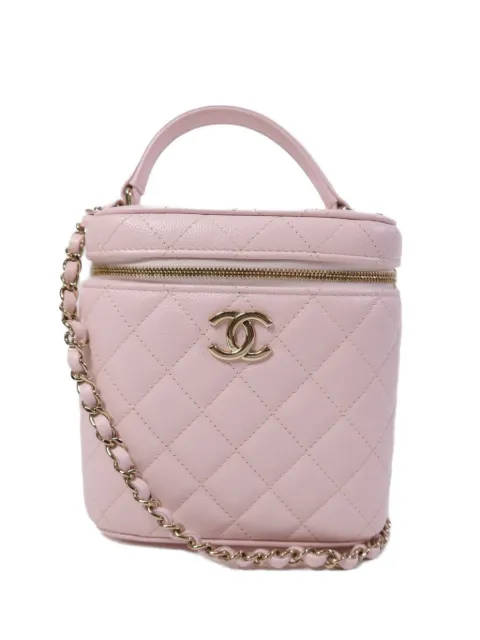 CHANEL Pre-Owned CC Vanity shoulder bag Pink AS2362