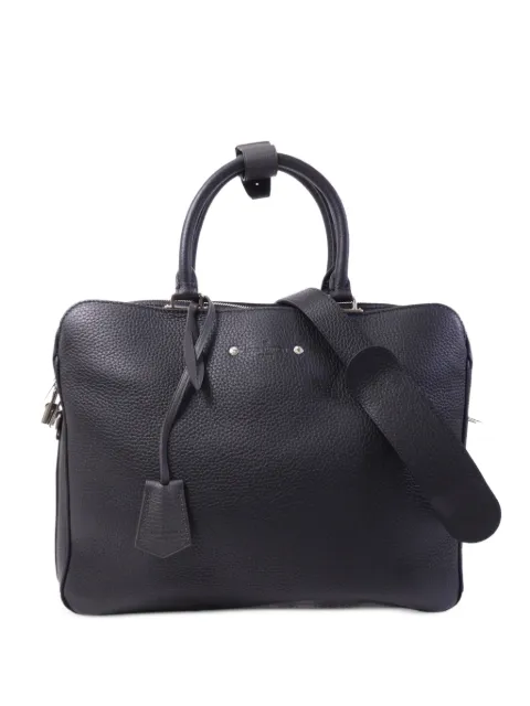 Louis Vuitton Pre-Owned Armand pebbled briefcase Black M54381