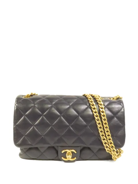 CHANEL Pre-Owned turn-lock chain shoulder bag Blue AS3609