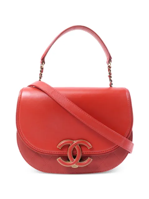 CHANEL Pre-Owned Coco Curve shoulder bag Red A93461