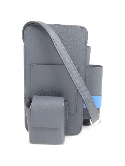 Hermès Pre-Owned Hermesway Epsom phone case Blue W