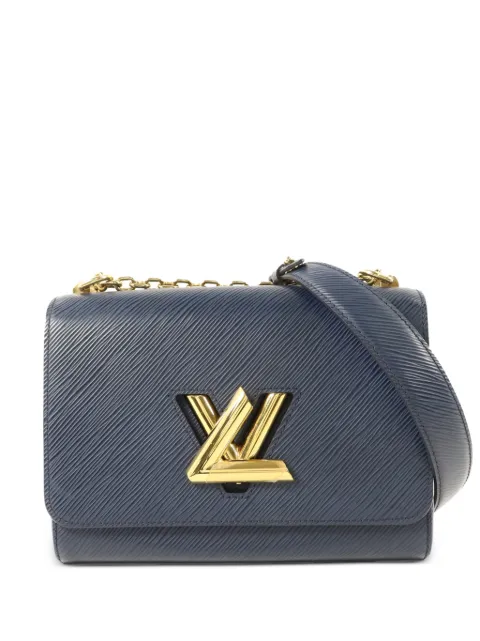Louis Vuitton Pre-Owned MM Twist calfskin crossbody bag Blue M53090
