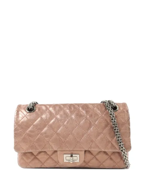 CHANEL Pre-Owned 2.55 quilted-leather shoulder bag Pink A37586