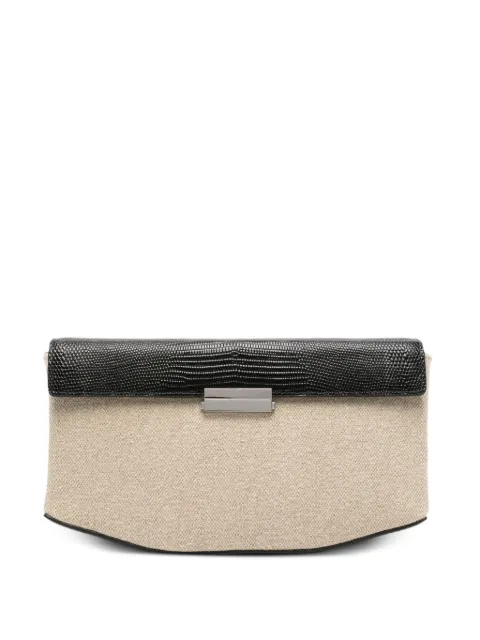 TOTEME Clip clutch bag Neutrals 263WAL0133FB0728314
