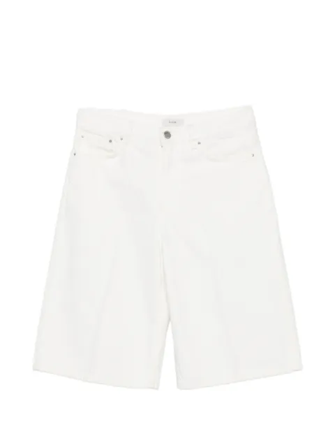 TOTEME Board knee-length denim shorts White 263WRB0382FB0083047