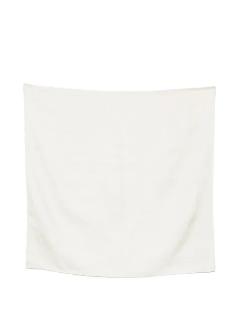 TOTEME embroidered silk scarf Neutrals 263WSC0200FB0704055