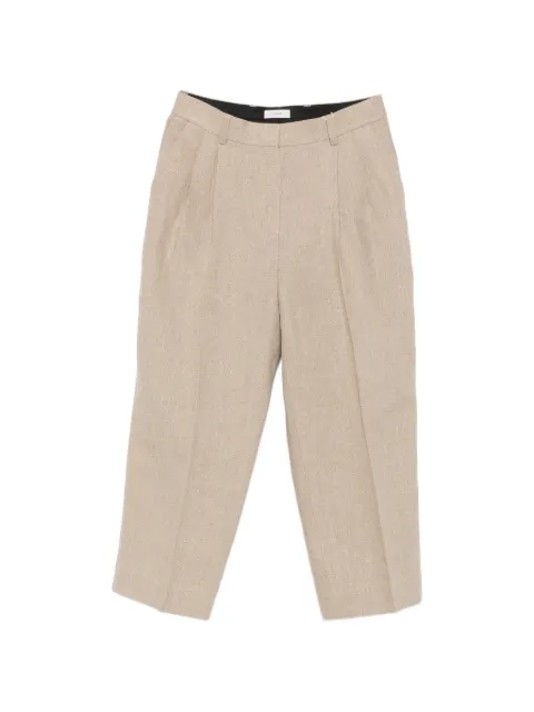 TOTEME double-pleat tailored trousers Neutrals 263WRB0496FB0692072