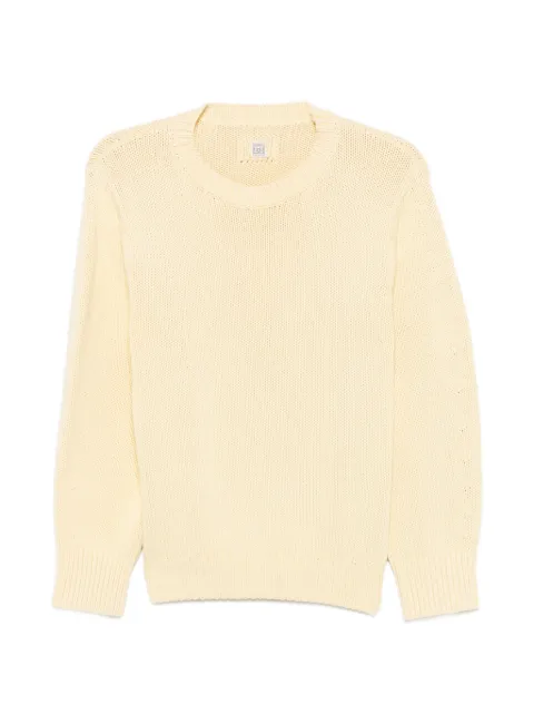 TOTEME crew-neck sweater Yellow 263WRT0851YA0294380
