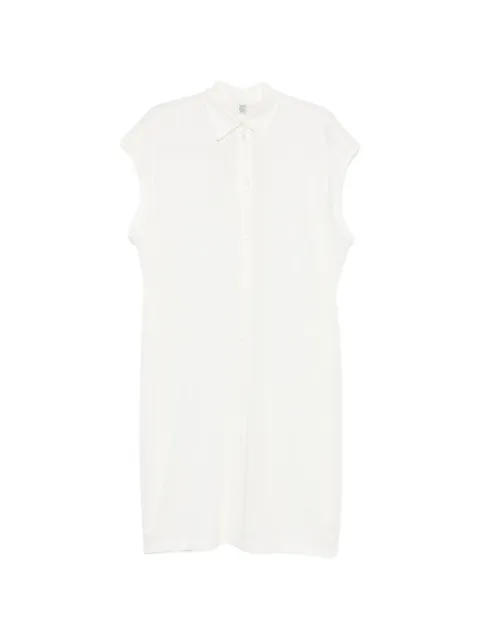 TOTEME sleeveless jersey midi shirt dress Neutrals 263WRD0348FB0669059