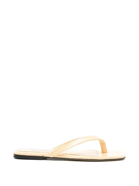 TOTEME square-toe sandals Neutrals 263WAS4557LE0215380