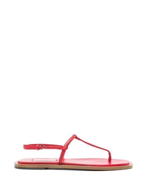 TOTEME T-strap sandals Red 263WAS0336LE0210405