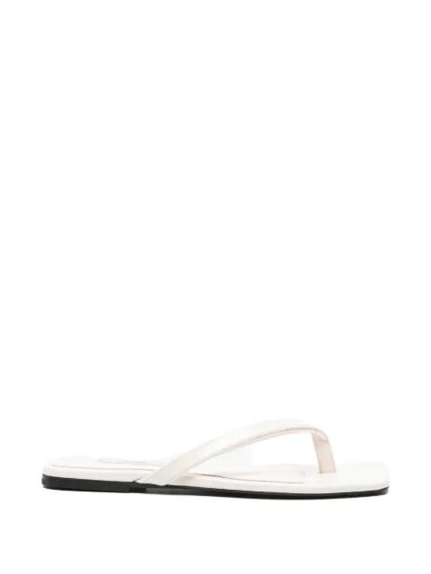 TOTEME square-toe sandals White 262WAS4557LE0046059