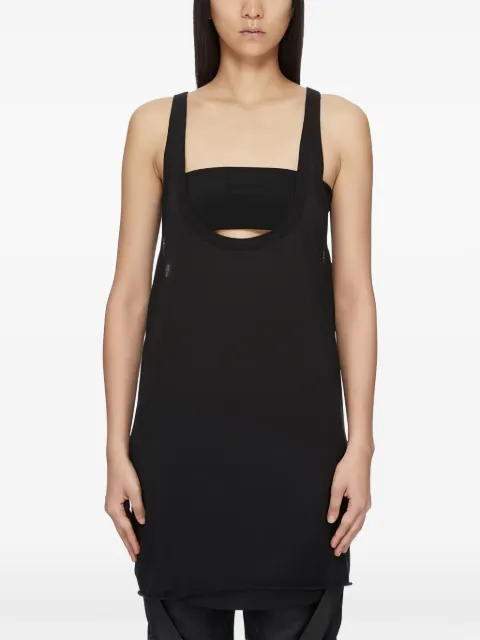 Rick Owens cut-out scoop-neck tank top Black RO01F6151BH