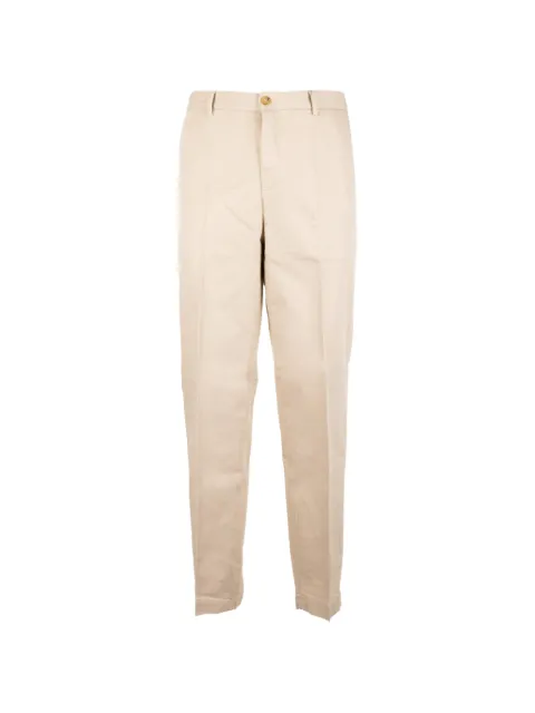Seventy pressed-crease straight-leg trousers Neutrals PT1283220661042