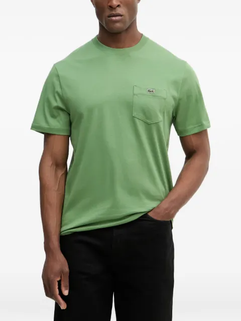 Lacoste logo-patch T-shirt Green TH2827