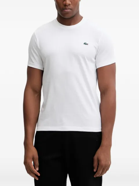 Lacoste logo-patch performance T-shirt White TH0003