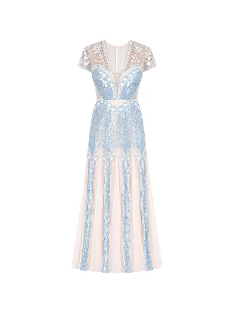 Temperley London Cabira gown Blue 26UHEV55085