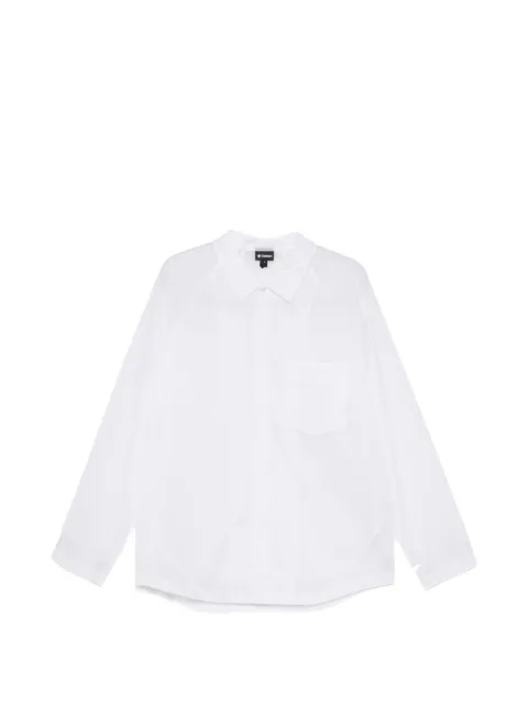 Goldwin raglan-sleeve chest-pocket shirt White GL56140