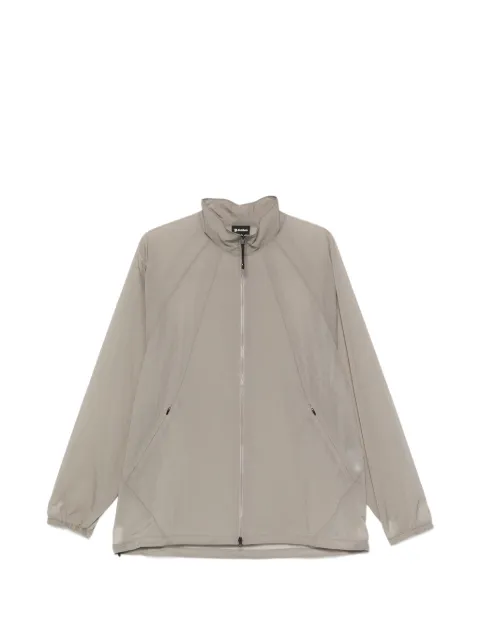 Goldwin perforated-panel zip-up jacket Grey GL16144