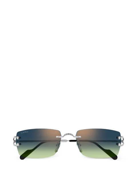 Cartier Eyewear C Décor rimless sunglasses Silver CT0550S008
