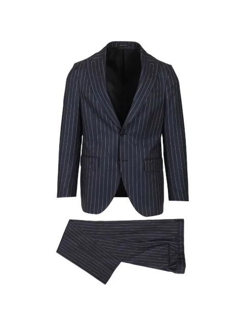 Al Duca D’Aosta 1902 pinstripe peak-lapel suit Blue A057TF