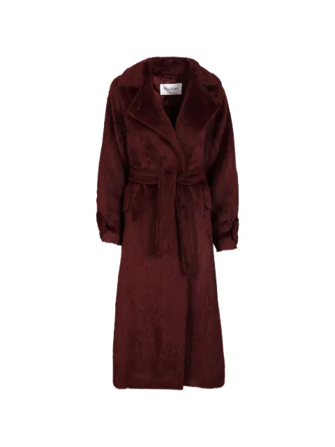 Max Mara belted oversized coat Red 252102E12