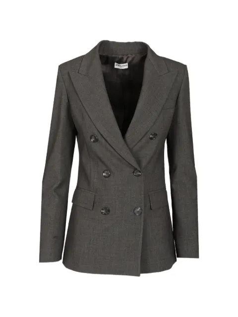Al Duca D’Aosta 1902 double-breasted peak-lapel jacket Grey 38772733R625